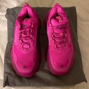 Pink Balenciaga shoes